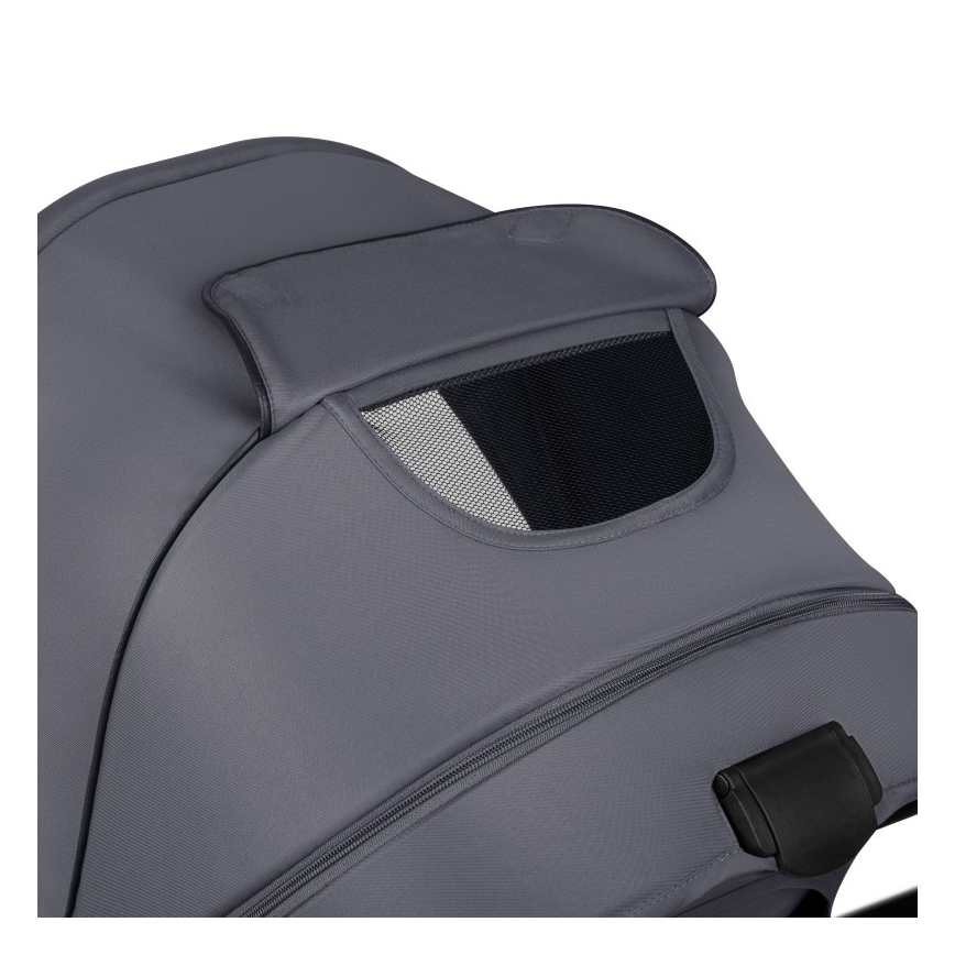 Lionelo - Kombi-Kinderwagen 3-in-1 AMBER PLUS Grau Graphit