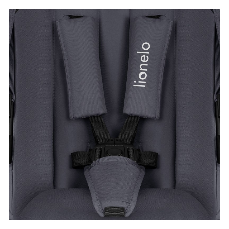 Lionelo - Kombi-Kinderwagen 3-in-1 AMBER PLUS Grau Graphit