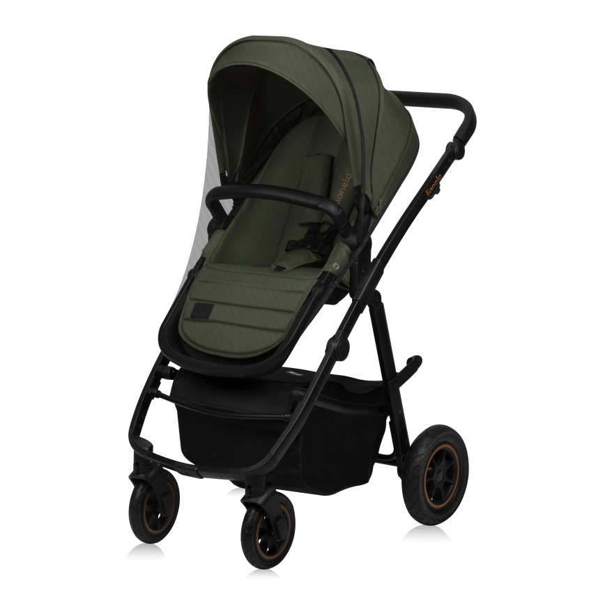 Lionelo - Kombi-Kinderwagen 3-in-1 AMBER PLUS Green Forest