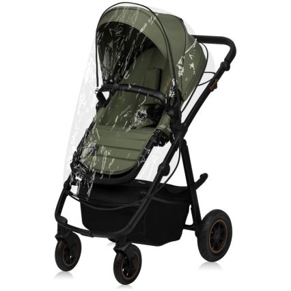 Lionelo - Kombi-Kinderwagen 3-in-1 AMBER PLUS Green Forest