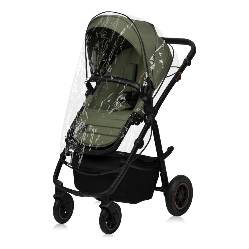 Lionelo - Kombi-Kinderwagen 3-in-1 AMBER PLUS Green Forest