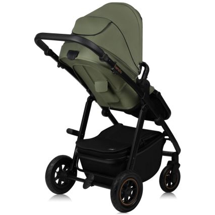 Lionelo - Kombi-Kinderwagen 3-in-1 AMBER PLUS Green Forest