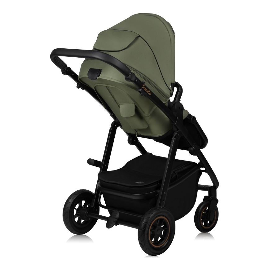 Lionelo - Kombi-Kinderwagen 3-in-1 AMBER PLUS Green Forest