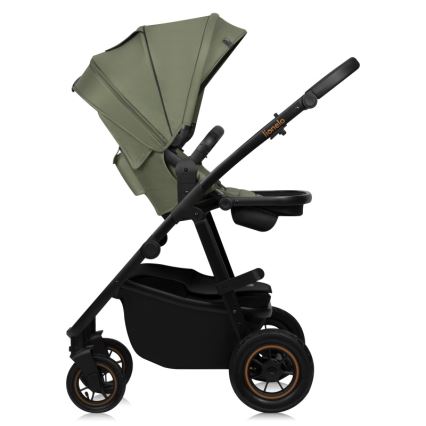 Lionelo - Kombi-Kinderwagen 3-in-1 AMBER PLUS Green Forest