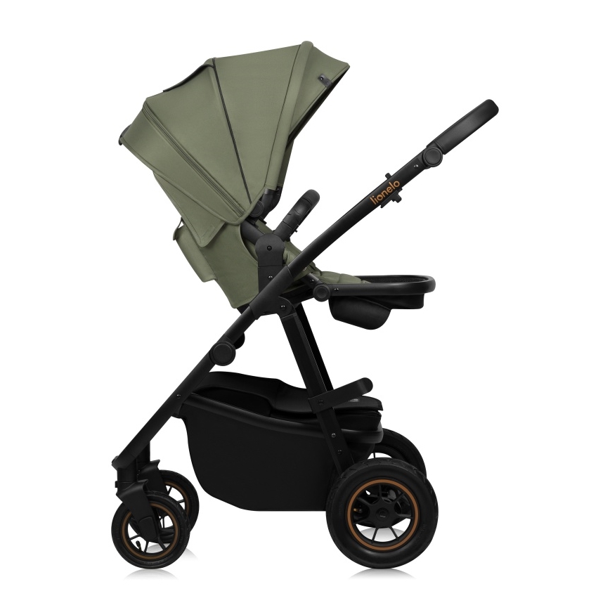 Lionelo - Kombi-Kinderwagen 3-in-1 AMBER PLUS Green Forest