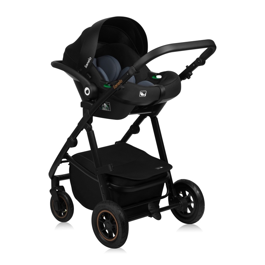 Lionelo - Kombi-Kinderwagen 3-in-1 AMBER PLUS Green Forest