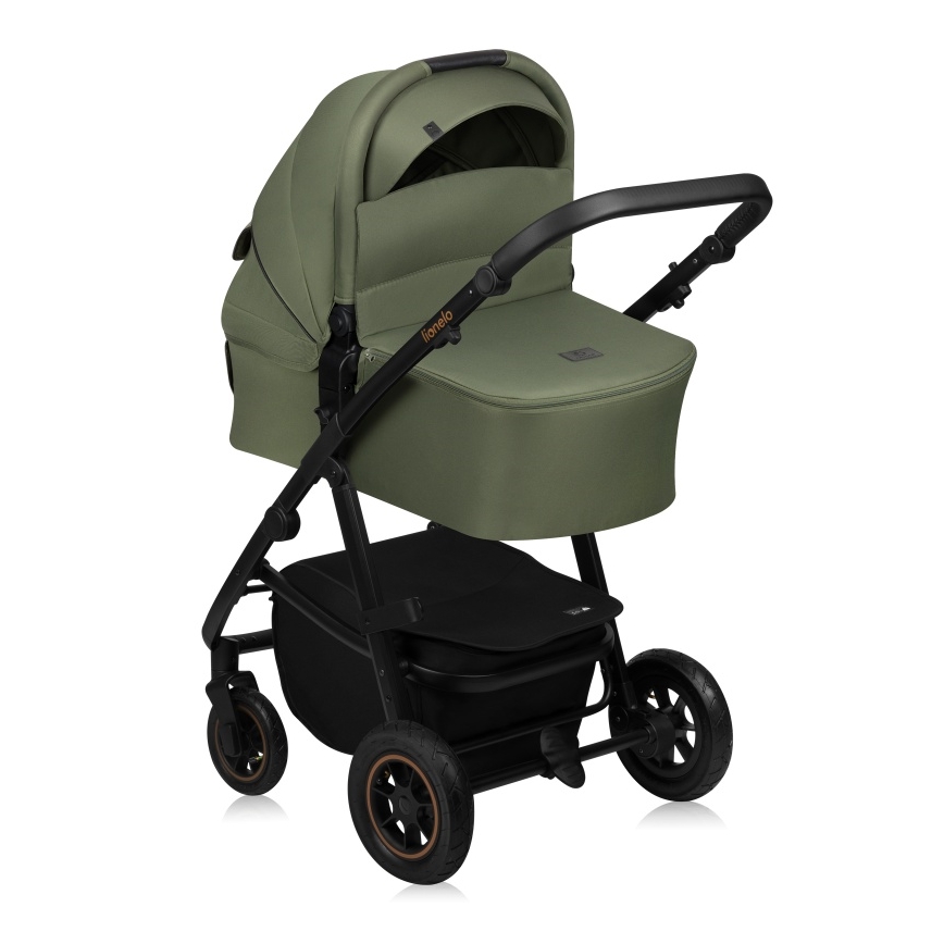 Lionelo - Kombi-Kinderwagen 3-in-1 AMBER PLUS Green Forest