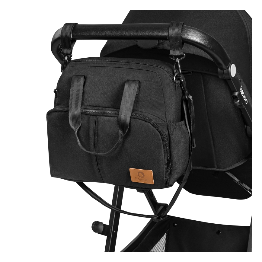 Lionelo - Kombi-Kinderwagen 3-in-1 BIANKA Schwarzer Onyx