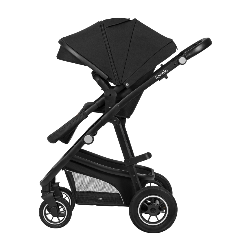 Lionelo - Kombi-Kinderwagen 3-in-1 BIANKA Schwarzer Onyx