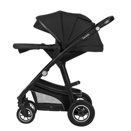 Lionelo - Kombi-Kinderwagen 3-in-1 BIANKA Schwarzer Onyx