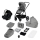 Lionelo - Kombi-Kinderwagen 3-in-1 MERIL Grey Stone