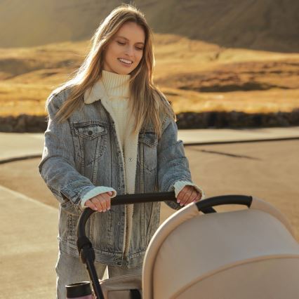Lionelo - Kombi-Kinderwagen 3-in-1 MERIL Grey Stone