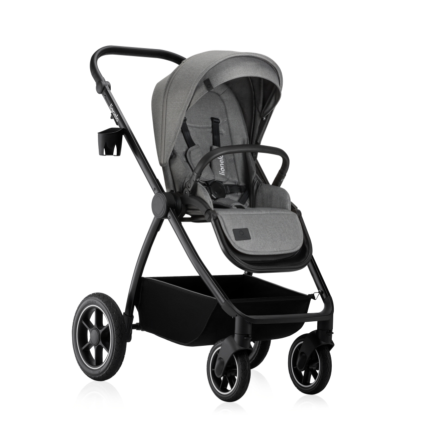 Lionelo - Kombi-Kinderwagen 3-in-1 MERIL Grey Stone