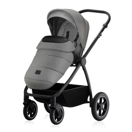 Lionelo - Kombi-Kinderwagen 3-in-1 MERIL Grey Stone