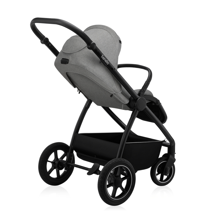 Lionelo - Kombi-Kinderwagen 3-in-1 MERIL Grey Stone