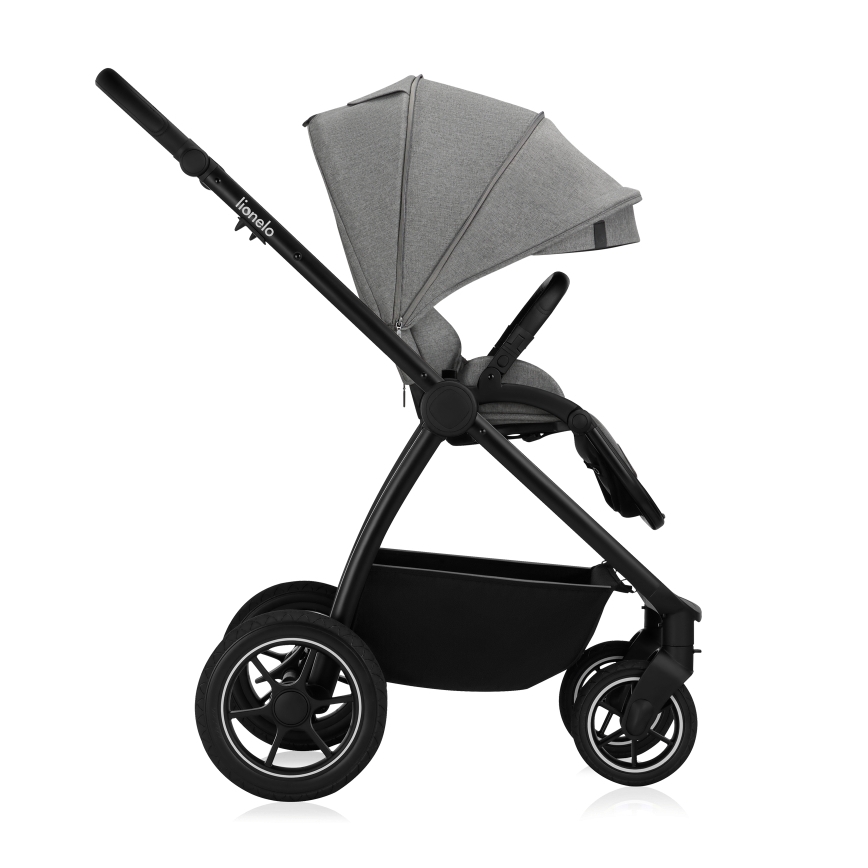 Lionelo - Kombi-Kinderwagen 3-in-1 MERIL Grey Stone