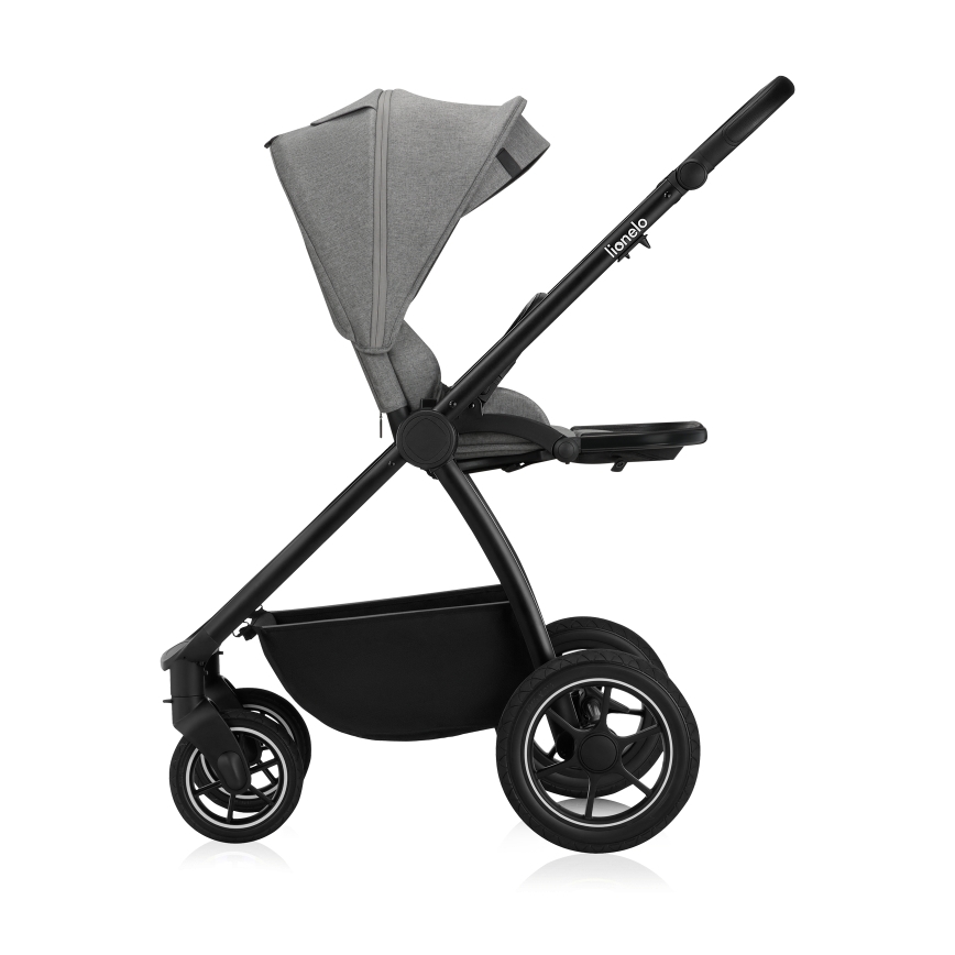 Lionelo - Kombi-Kinderwagen 3-in-1 MERIL Grey Stone