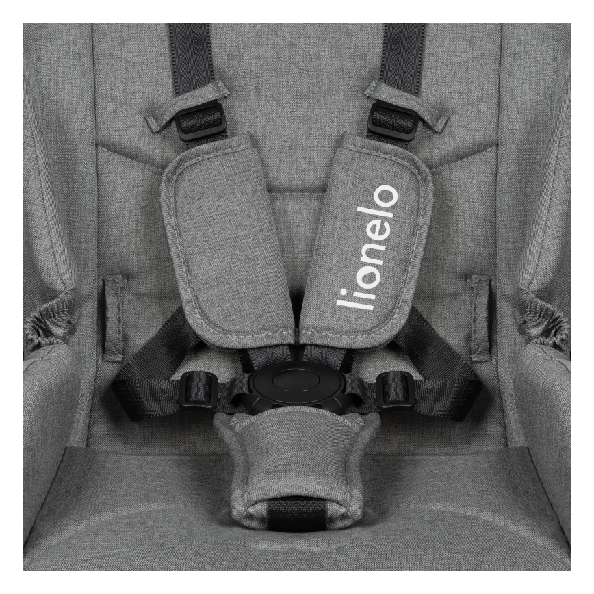 Lionelo - Kombi-Kinderwagen 3-in-1 MERIL Grey Stone