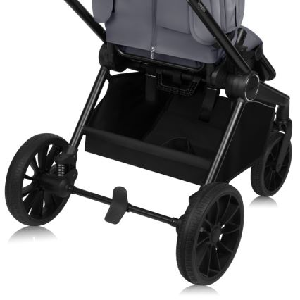 Lionelo - Kombi-Kinderwagen 3-in-1 MIKA PLUS Grey Stone