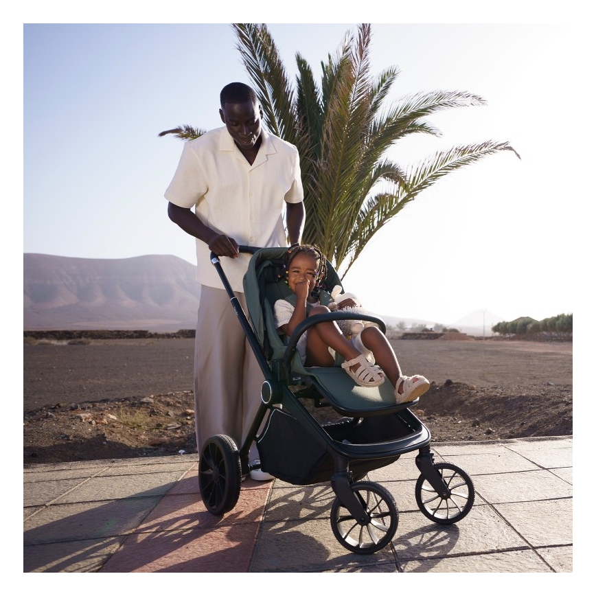 Lionelo - Kombi-Kinderwagen 3-in-1 MIKA PLUS Olivgrün