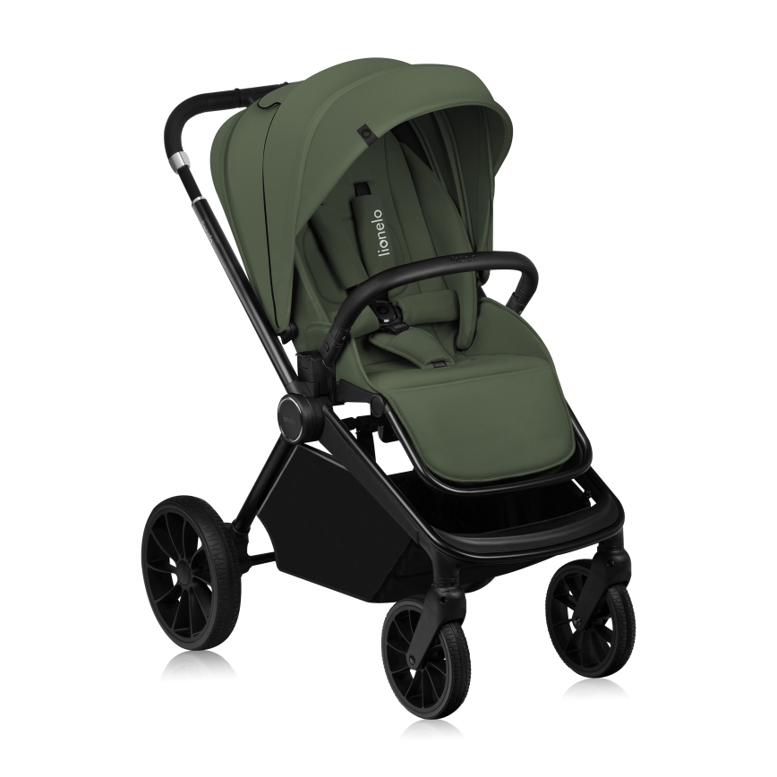 Lionelo - Kombi-Kinderwagen 3-in-1 MIKA PLUS Olivgrün