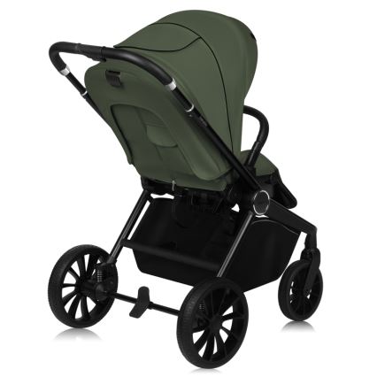 Lionelo - Kombi-Kinderwagen 3-in-1 MIKA PLUS Olivgrün