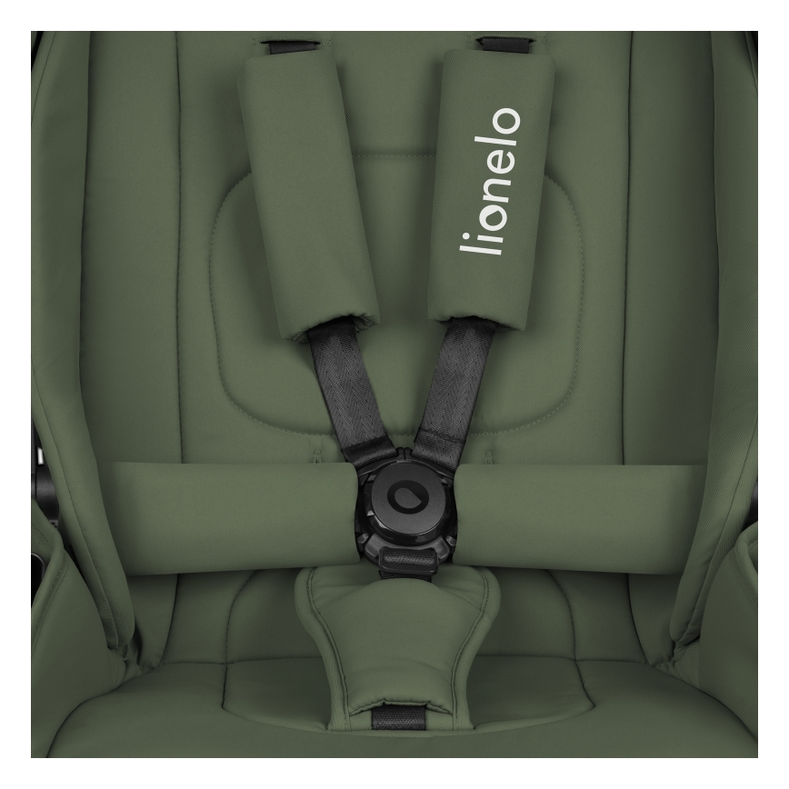 Lionelo - Kombi-Kinderwagen 3-in-1 MIKA PLUS Olivgrün