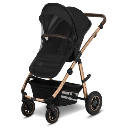 Lionelo - Kombikinderwagen 2-in-1 AMBER Black Onyx