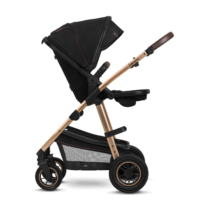 Lionelo - Kombikinderwagen 2-in-1 AMBER Black Onyx