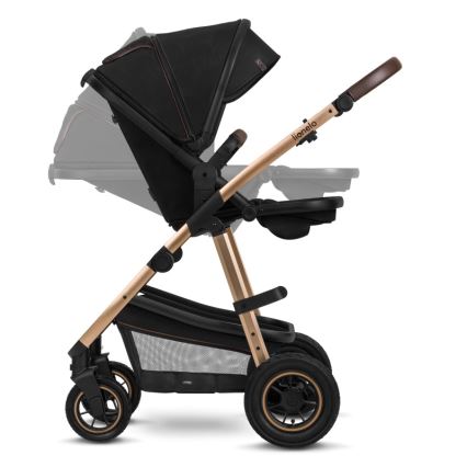 Lionelo - Kombikinderwagen 2-in-1 AMBER Black Onyx