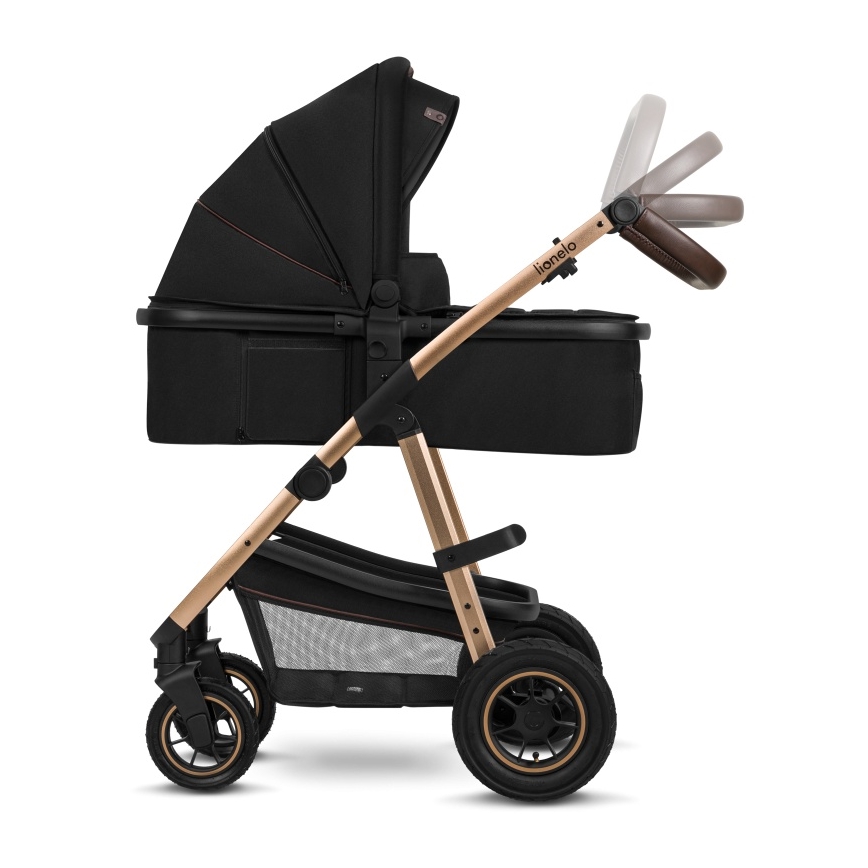 Lionelo - Kombikinderwagen 2-in-1 AMBER Black Onyx