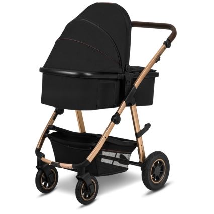 Lionelo - Kombikinderwagen 2-in-1 AMBER Black Onyx