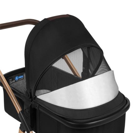 Lionelo - Kombikinderwagen 2-in-1 AMBER Black Onyx