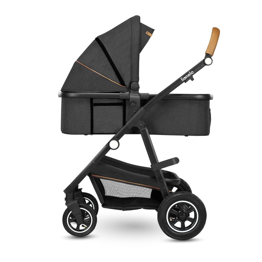 Lionelo - Kombikinderwagen 2-in-1 AMBER Grau Graphit