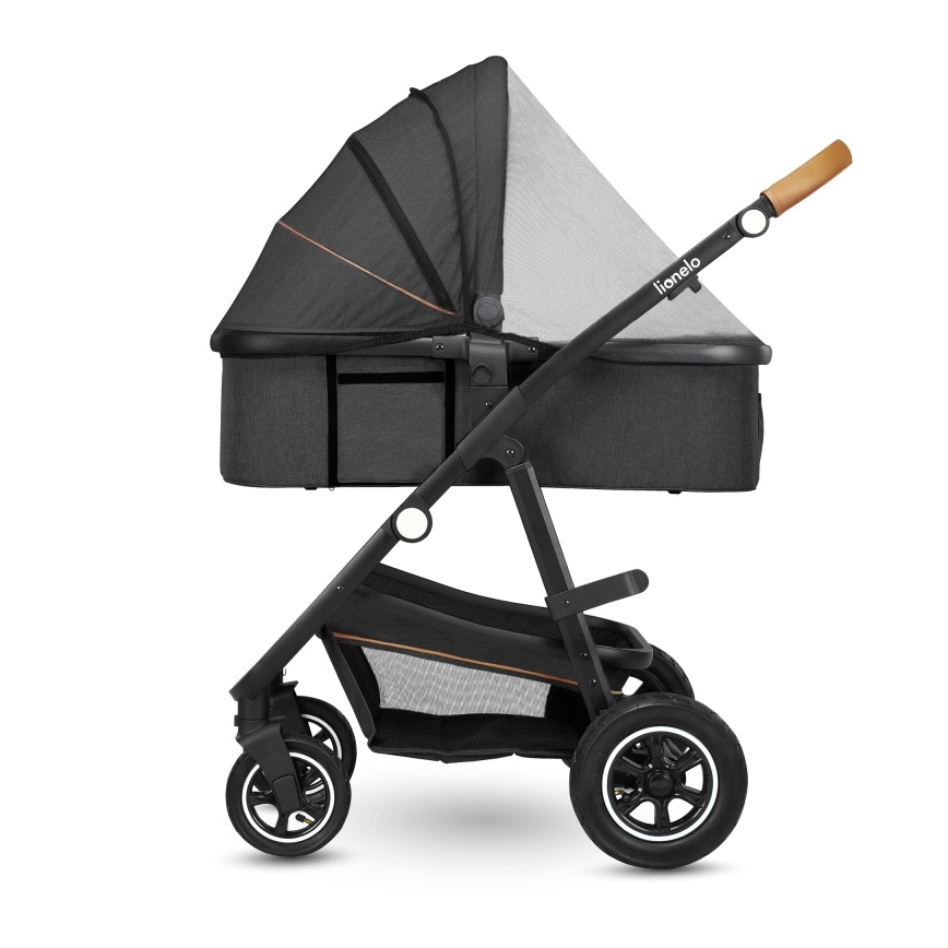 Lionelo - Kombikinderwagen 2-in-1 AMBER Grau Graphit