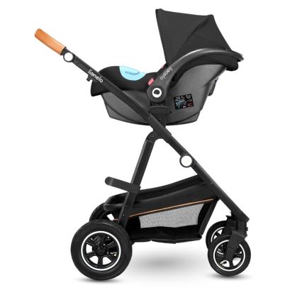 Lionelo - Kombikinderwagen 2-in-1 AMBER Grau Graphit