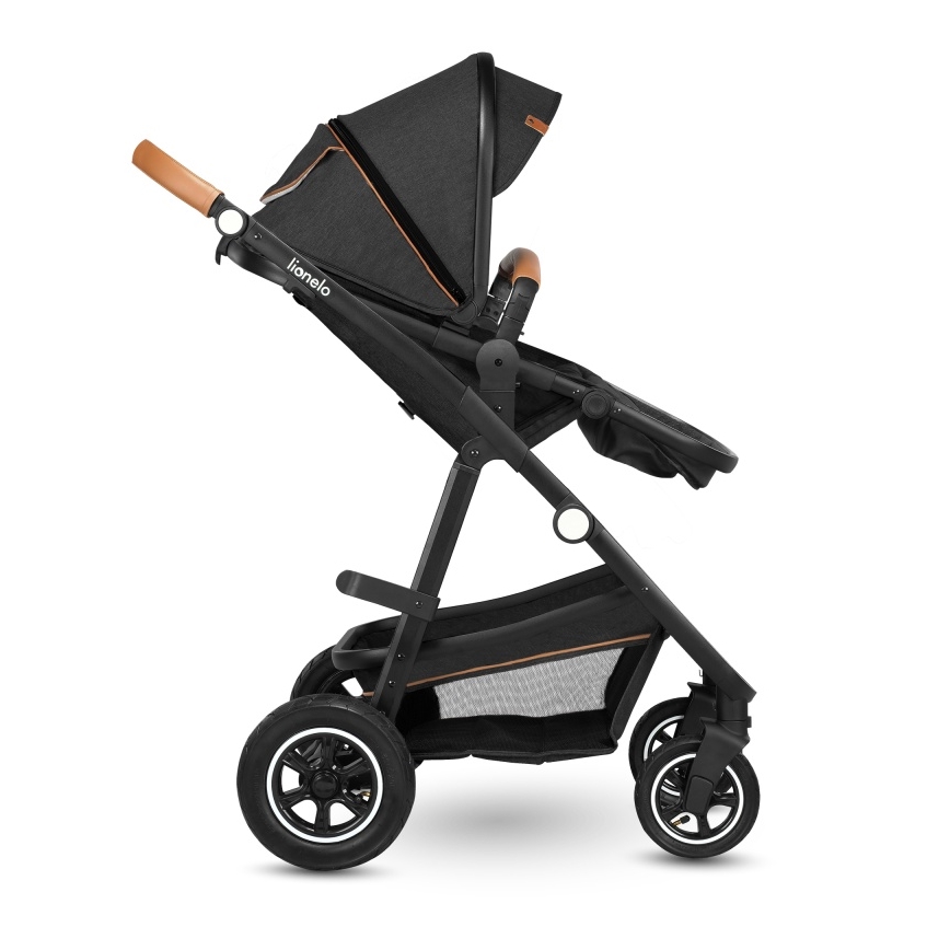 Lionelo - Kombikinderwagen 2-in-1 AMBER Grau Graphit