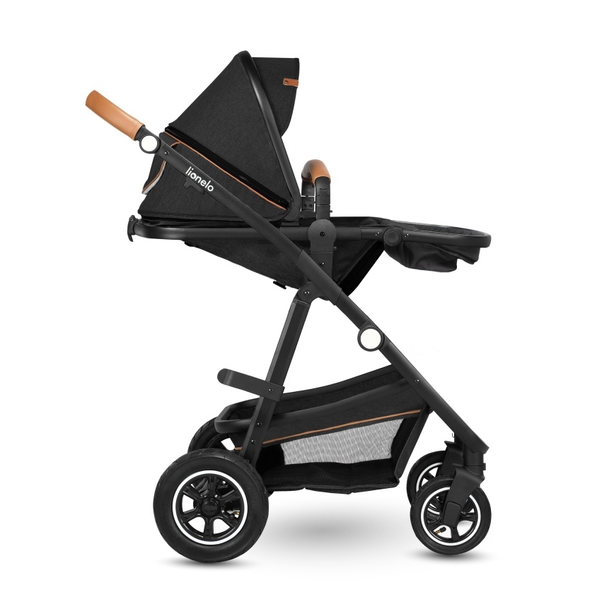 Lionelo - Kombikinderwagen 2-in-1 AMBER Grau Graphit