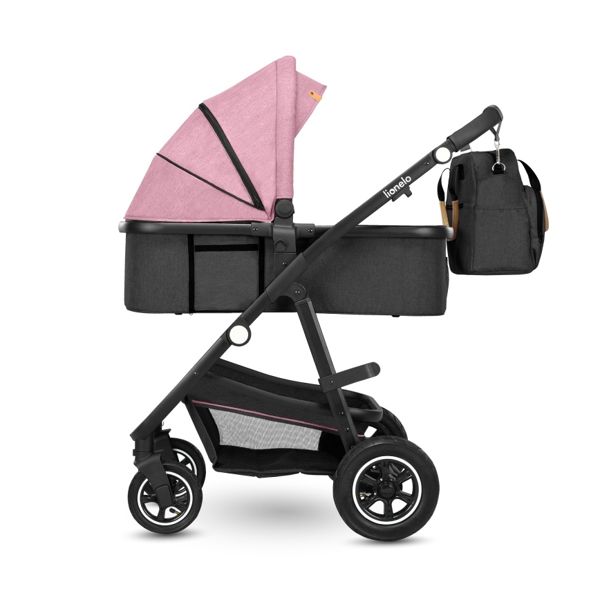 Lionelo - Kombikinderwagen 2-in-1 AMBER Pink Rose