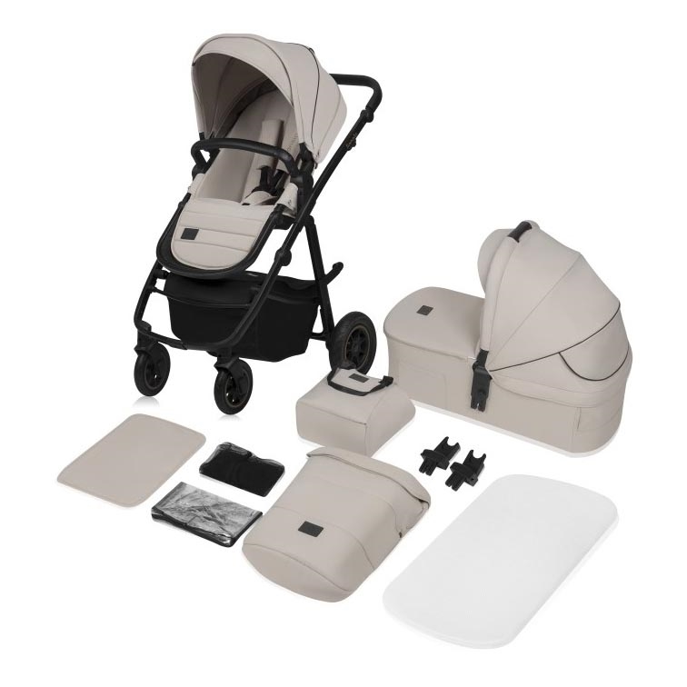Lionelo - Kombikinderwagen 2-in-1 AMBER PLUS Beige Sand
