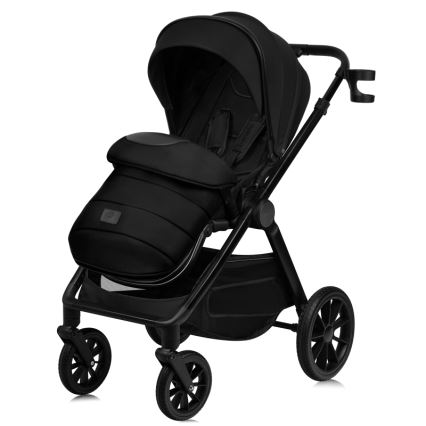 Lionelo - Kombikinderwagen 2-in-1 LAYLA Schwarz Onyx