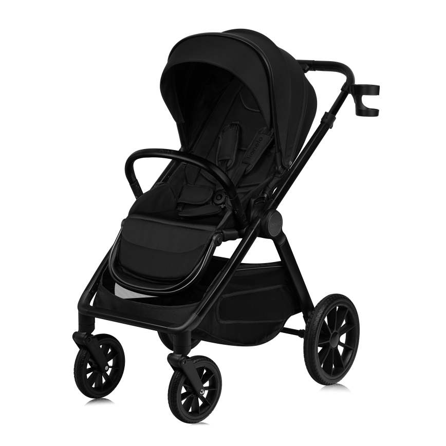 Lionelo - Kombikinderwagen 2-in-1 LAYLA Schwarz Onyx