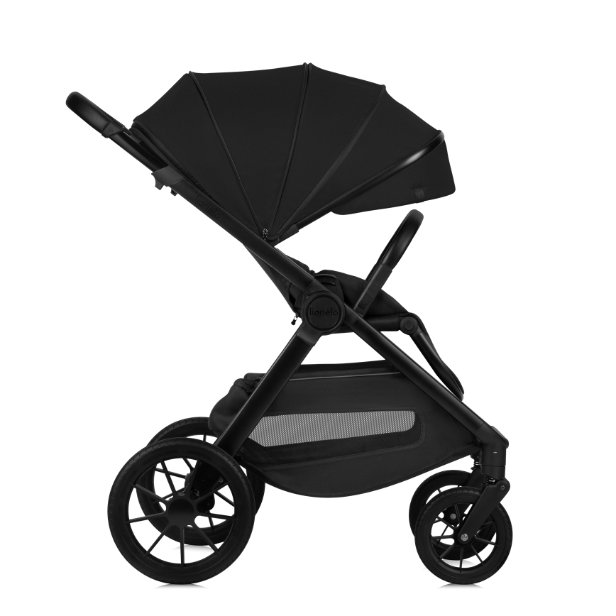 Lionelo - Kombikinderwagen 2-in-1 LAYLA Schwarz Onyx