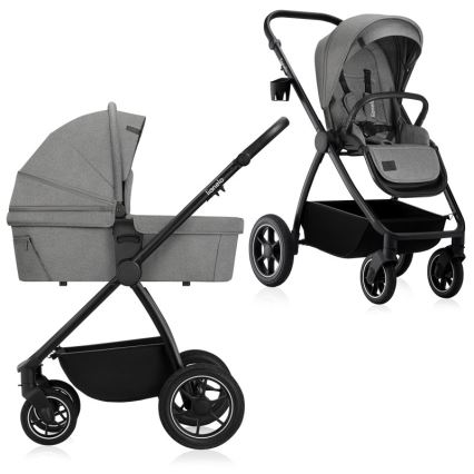 Lionelo - Kombikinderwagen 2-in-1 MERIL Grey Stone