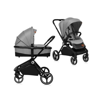 Lionelo - Kombikinderwagen 2-in-1 MIKA Grey Stone