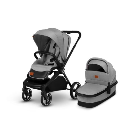 Lionelo - Kombikinderwagen 2-in-1 MIKA Grey Stone