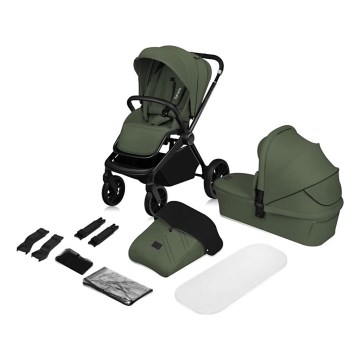 Lionelo - Kombikinderwagen 2in1 MIKA PLUS Grün Olive