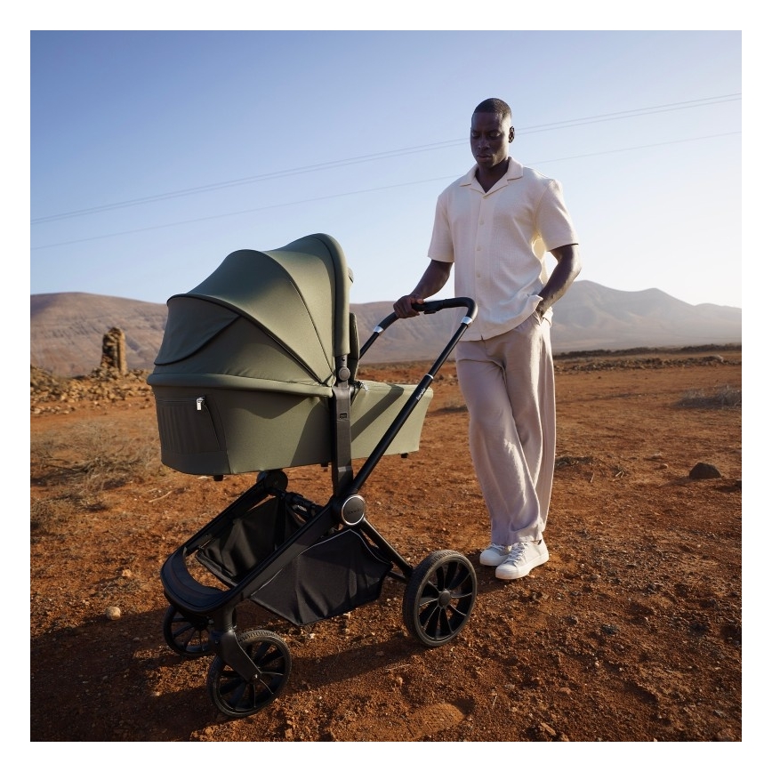 Lionelo - Kombikinderwagen 2in1 MIKA PLUS Grün Olive