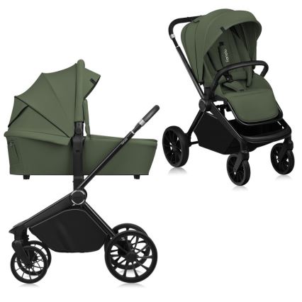 Lionelo - Kombikinderwagen 2in1 MIKA PLUS Grün Olive