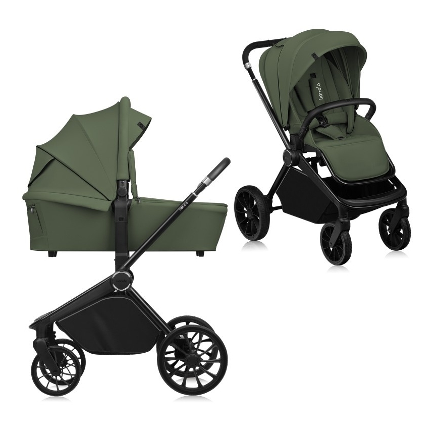 Lionelo - Kombikinderwagen 2in1 MIKA PLUS Grün Olive